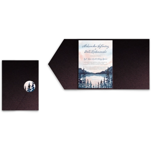 Zaproszenia ślubne w Etui Gaja motyw 2