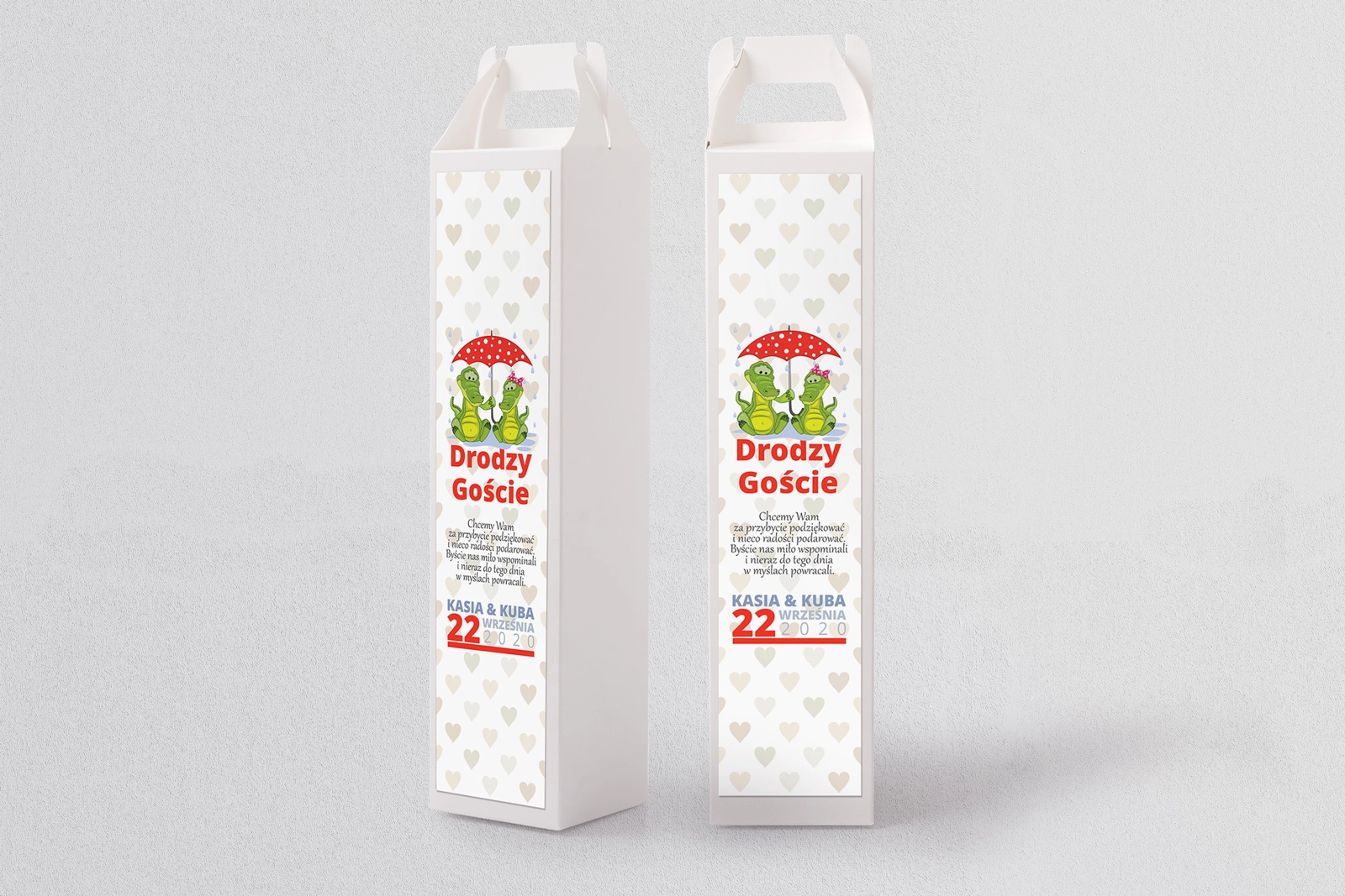 Pudełko na alkohol Uroczy Deszcz Motyw 17