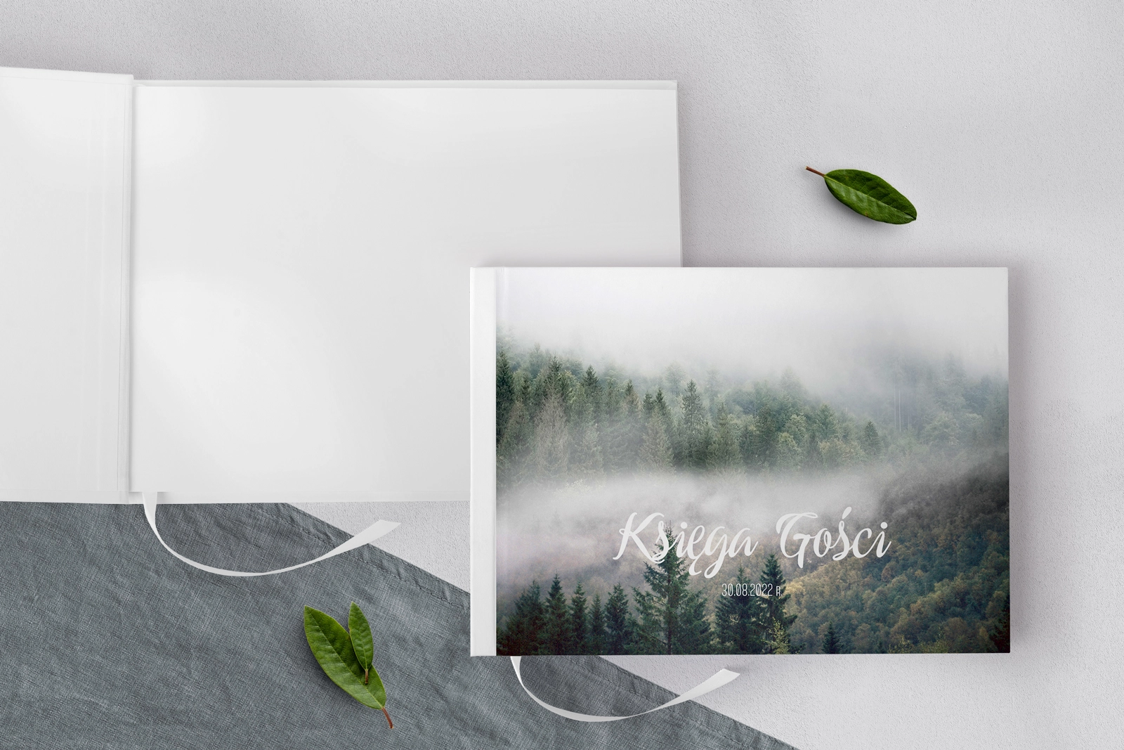 Księga Gości Weselnych Forest - Motyw 2