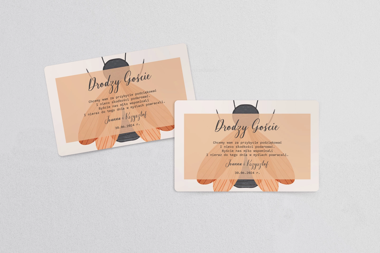 Naklejki na ciasto weselne Butterflies Motyw 2