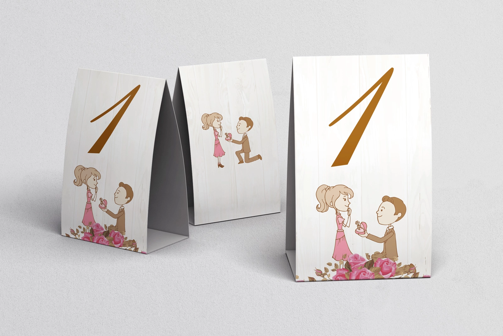 Numerki na stół Naturalna Miłość Motyw 15