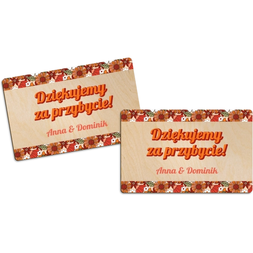 Magnes Prostokątny - Retro Style Motyw 3