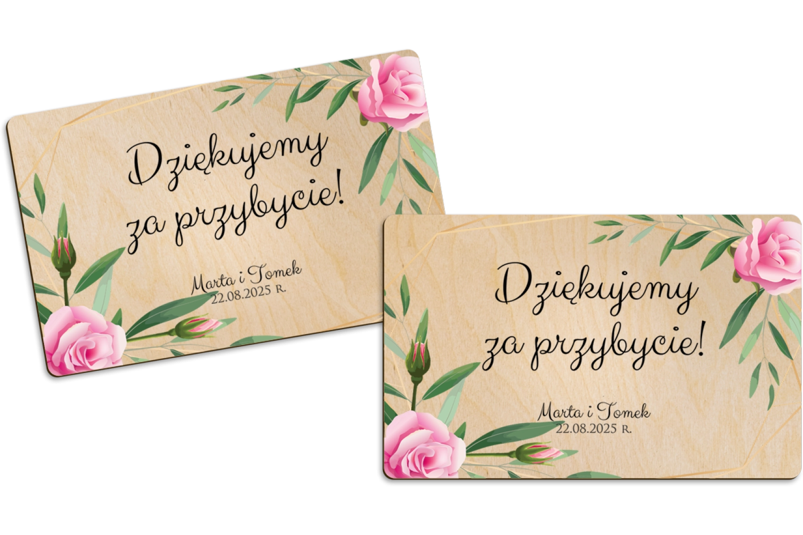 Magnes Prostokątny - Flowers & Frame Motyw 4