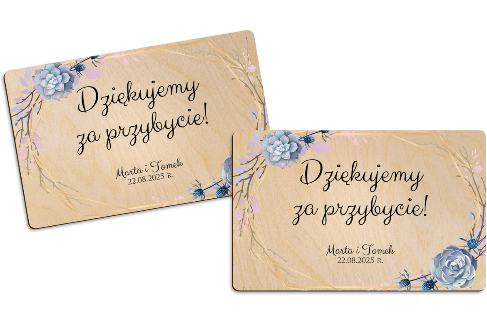 Magnes Prostokątny - Flowers & Frame Motyw 6