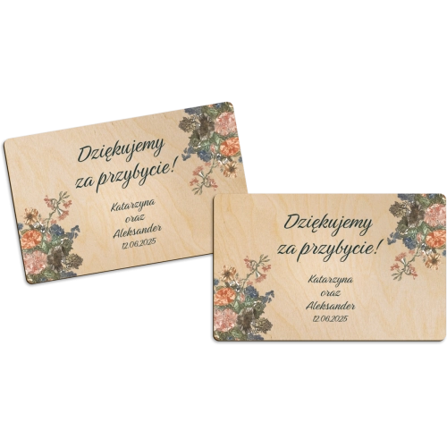 Magnes Prostokątny - Rustic Summer Motyw 3