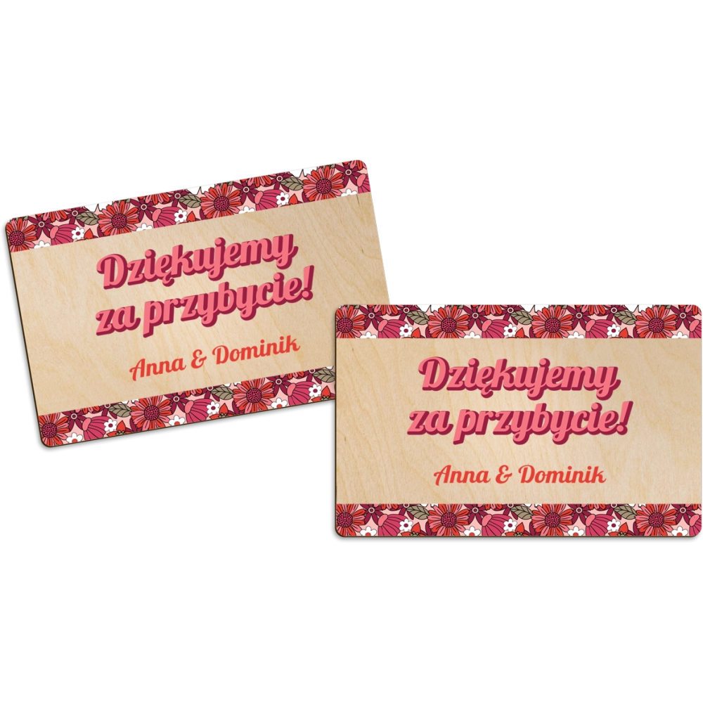 Magnes Prostokątny - Retro Style Motyw 2