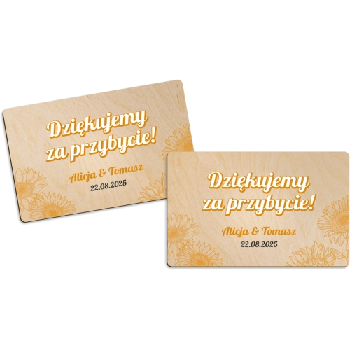 Magnes Prostokątny - Sunflowers Motyw 1