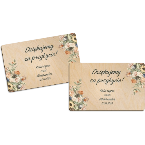 Magnes Prostokątny - Rustic Summer Motyw 2