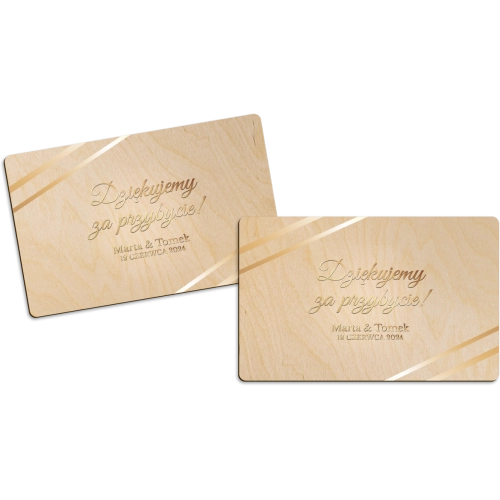 Magnes Prostokątny - Marmur & Złoto - Motyw 1