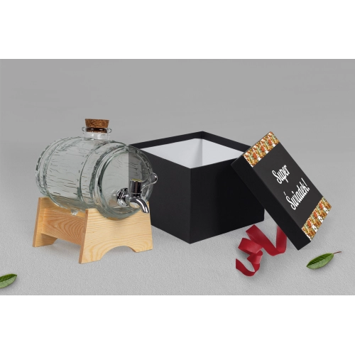 Antałek - opakowanie czarne Retro Style Motyw 1