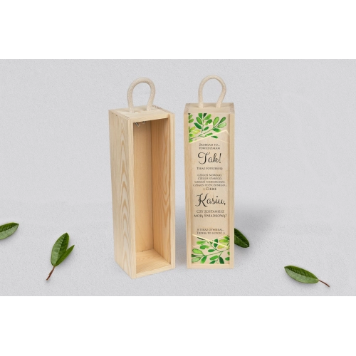 Prośba o Świadkowanie - SNW naturalna Flowers & Frame Motyw 3