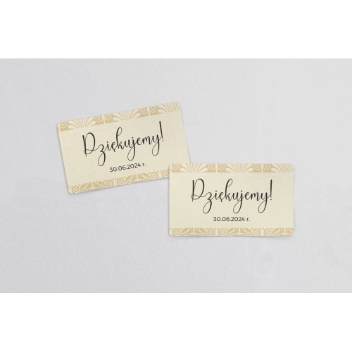 Naklejki na słoiczki weselne Vintage - Arkusz 21 szt Motyw 1