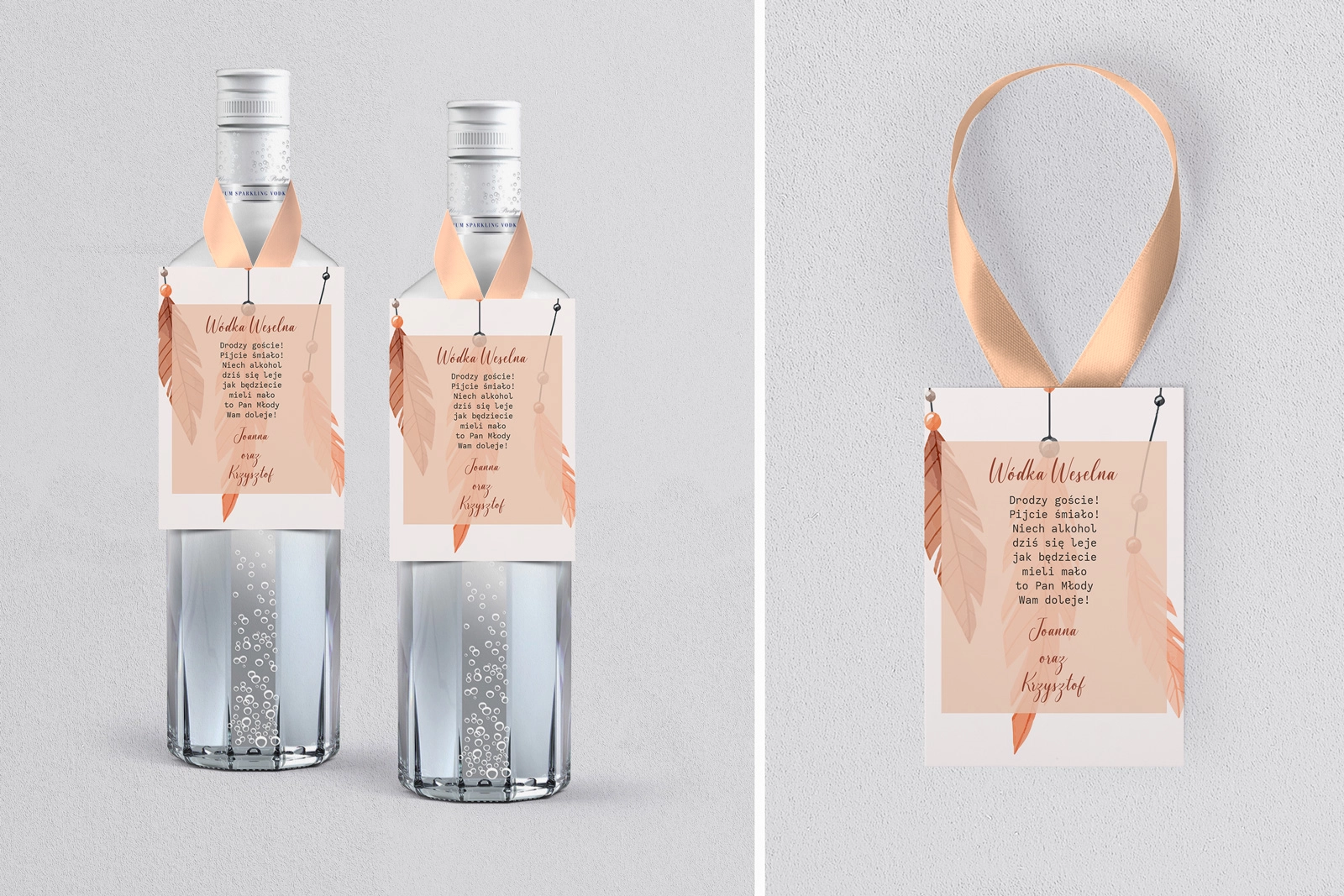 Zawieszka na alkohol Butterflies - Motyw 1