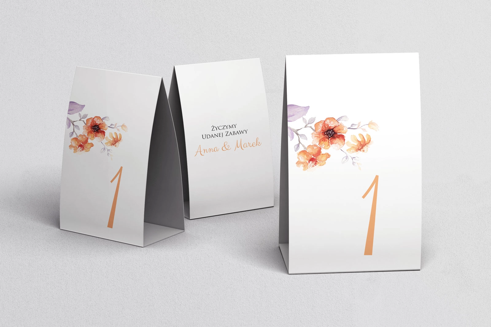 Numerki na stół Sweet Love Motyw 6