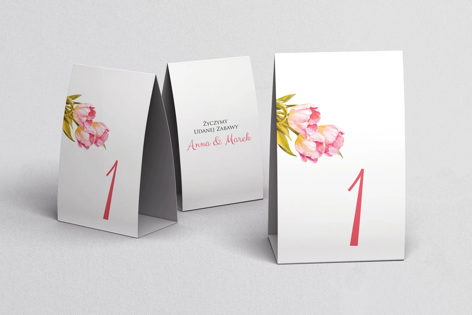 Numerki na stół Sweet Love Motyw 4