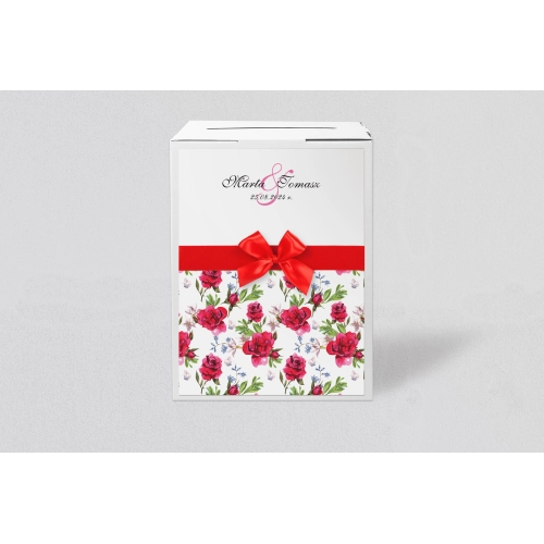 Pudełko na koperty i pieniądze Laura Motyw 3