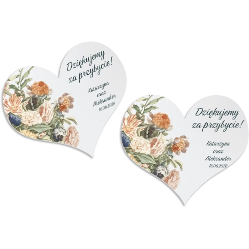 Magnes Serce - Rustic Summer Motyw 2