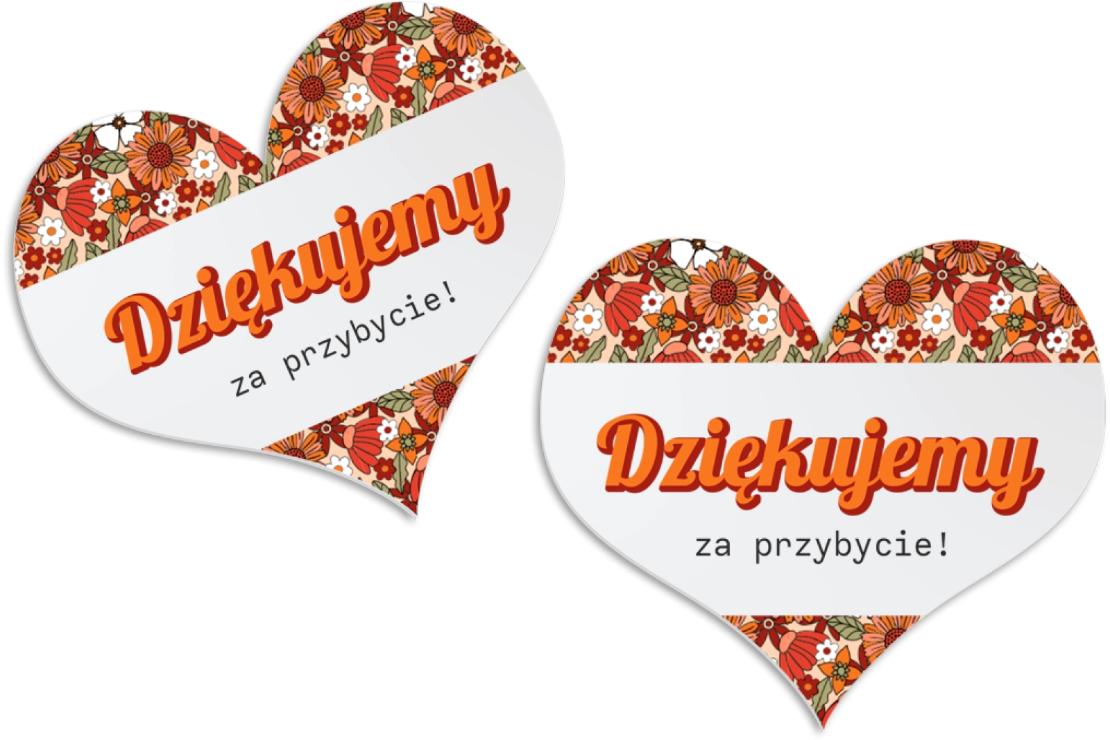 Magnes Serce - Retro Style Motyw 3