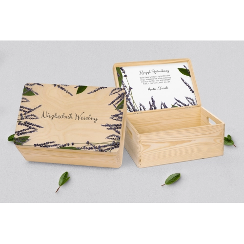 Koszyczek ratunkowy weselny naturalny - Soft Motyw 5