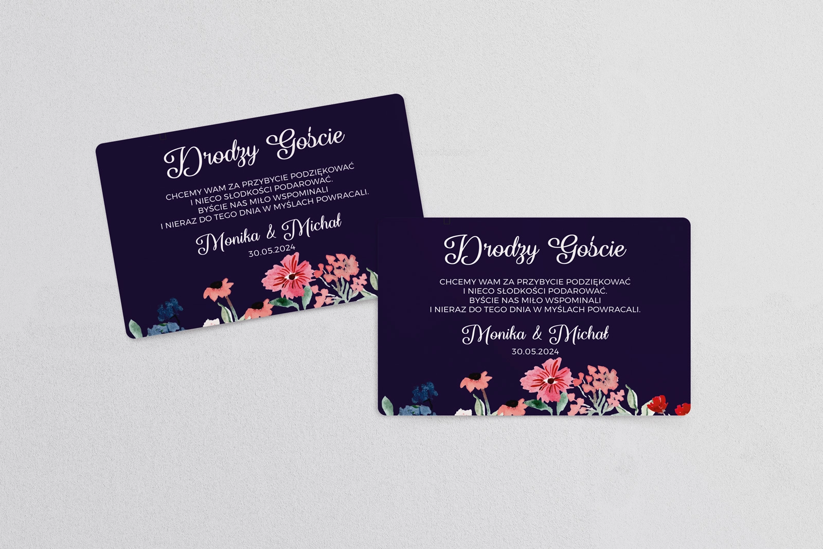 Naklejki na ciasto weselne Wildflowers Motyw 1