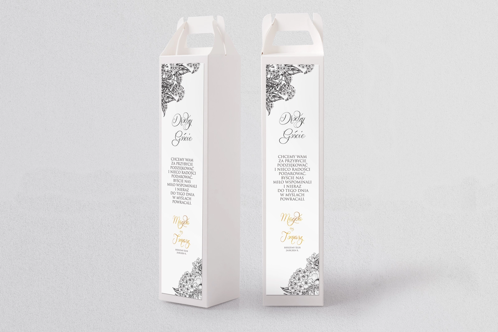 Pudełko na alkohol Adore - Motyw 3