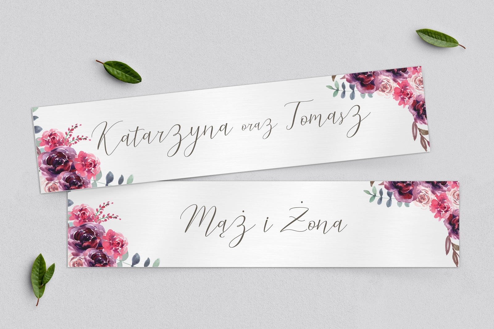 Tablice Rejestracyjne 2 szt. - PasteLove Motyw 1