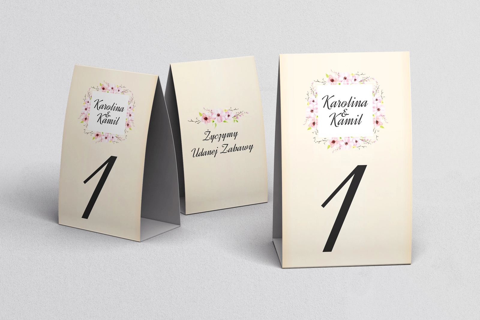 Numerki na stół Love Motyw 11