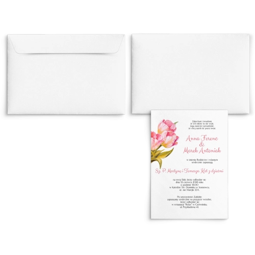 Zaproszenia ślubne Sweet Love - Motyw 5