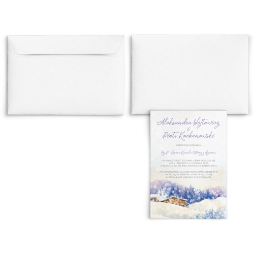 Zaproszenia ślubne Gaja - Motyw 1
