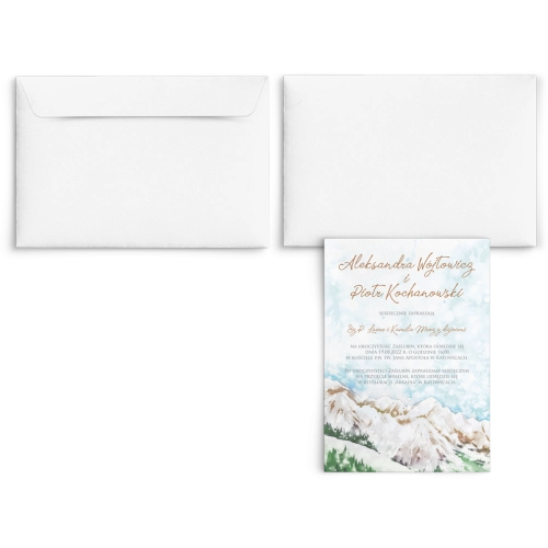 Zaproszenia ślubne Gaja - Motyw 7