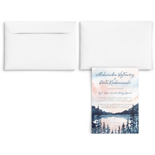 Zaproszenia ślubne Gaja - Motyw 2