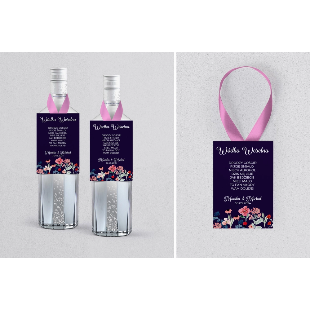 Zawieszka na alkohol Wildflowers - Motyw 1