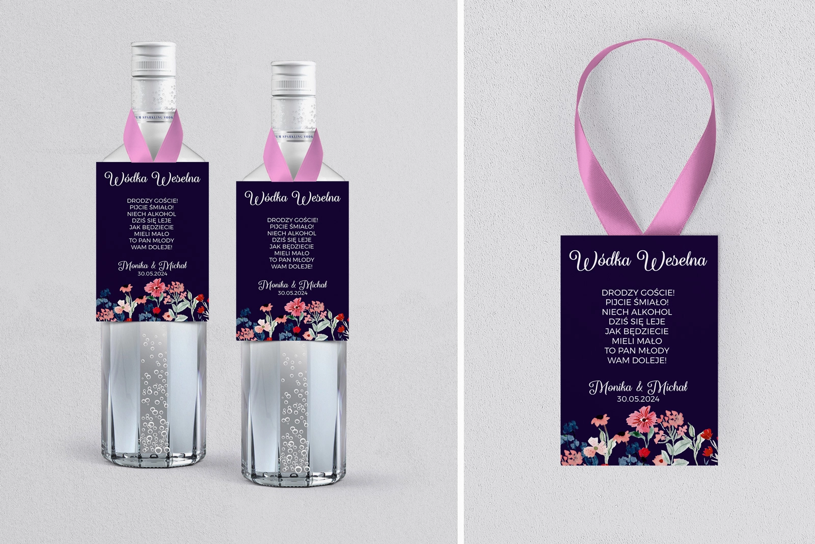 Zawieszka na alkohol Wildflowers - Motyw 1