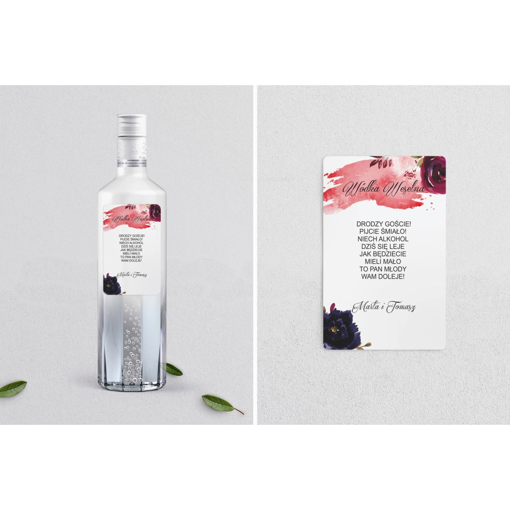 Naklejki na alkohol - Charlotte Motyw 3