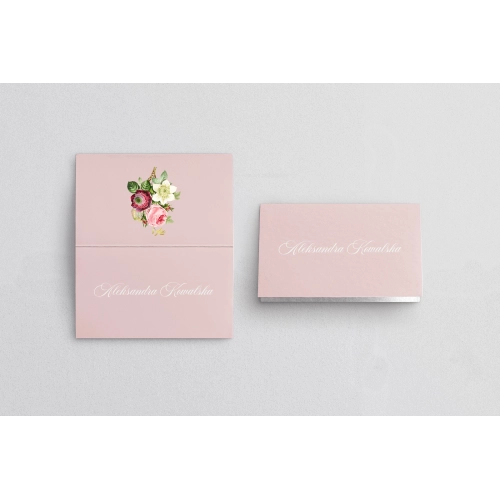 Winietki ślubne składane Bella - Motyw 3