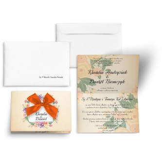 Zaproszenia ślubne Love - motyw 8