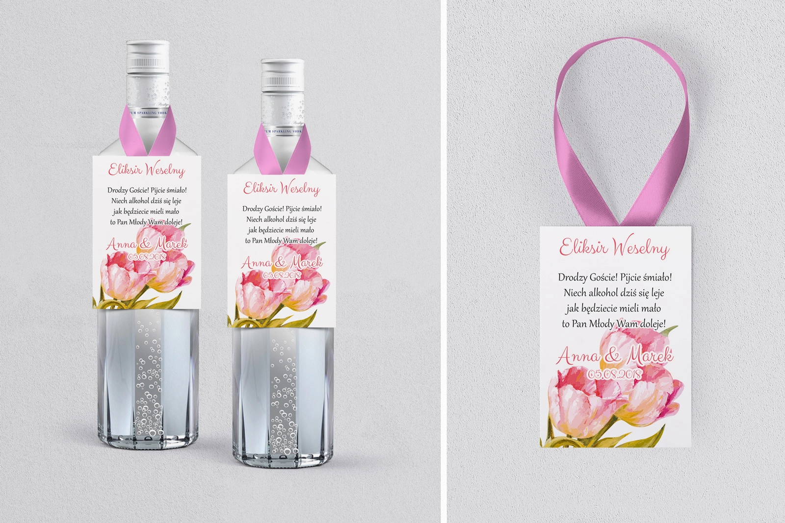 Zawieszka na alkohol Sweet Love - Motyw 4