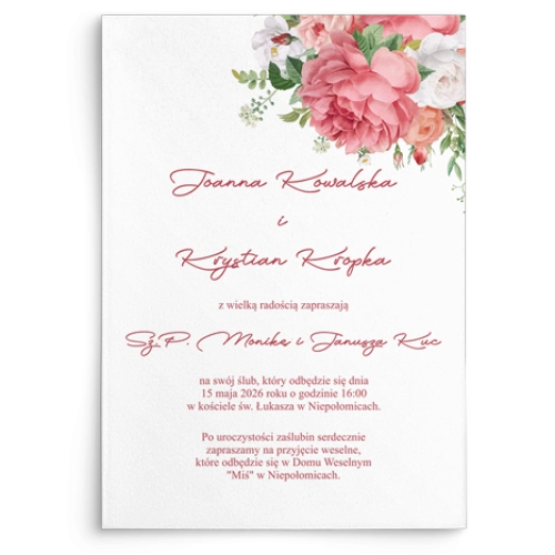 Zaproszenia ślubne Day - Motyw 2