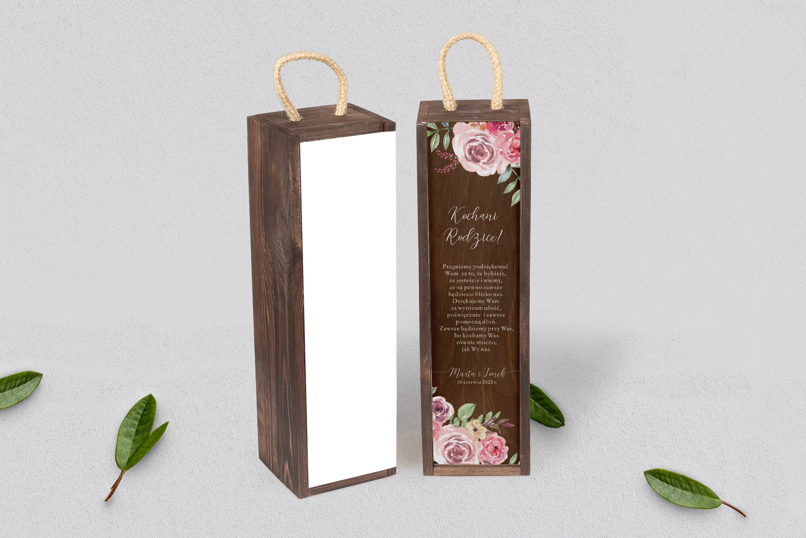 Skrzynka dla Rodziców - SNW Brązowa PasteLove Motyw 2