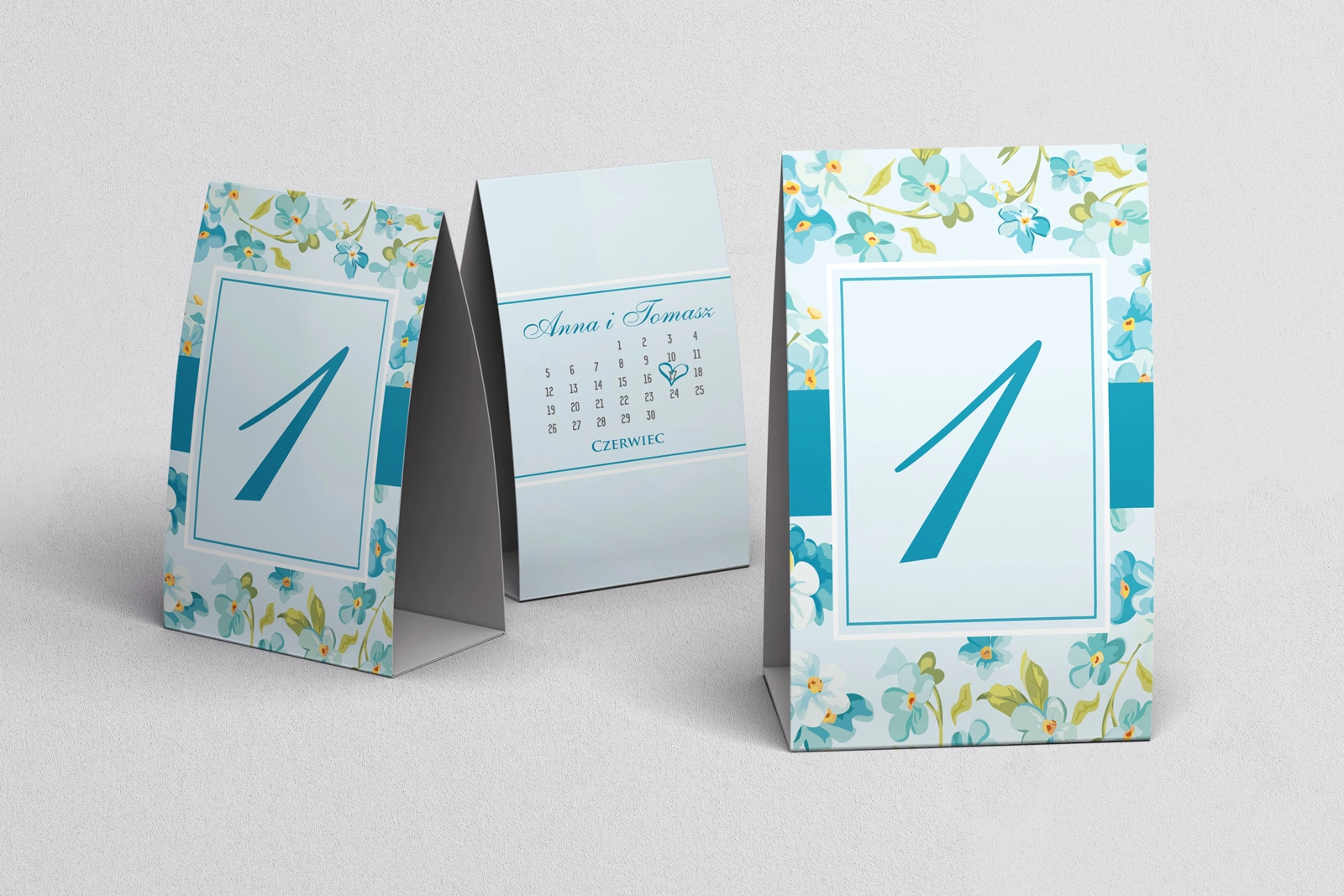 Numerki na stół Nasz Dzień Motyw 6