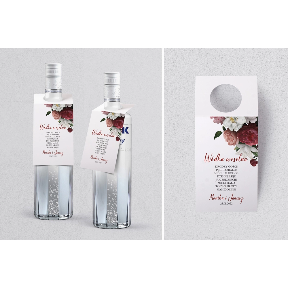 Zawieszka na alkohol oczko Amore Rosso - Motyw 3