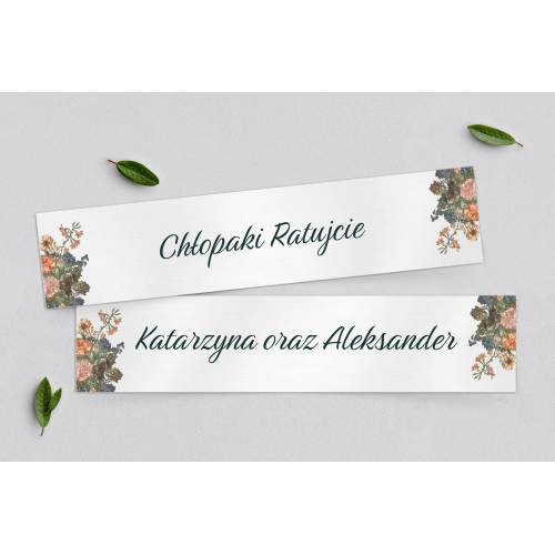 Tablice Rejestracyjne 2 szt. - Rustic Summer Motyw 3