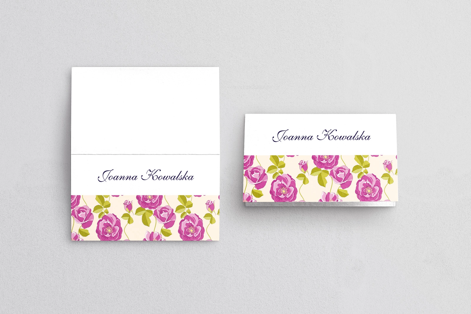 Winietki ślubne składane Laura - Motyw 5