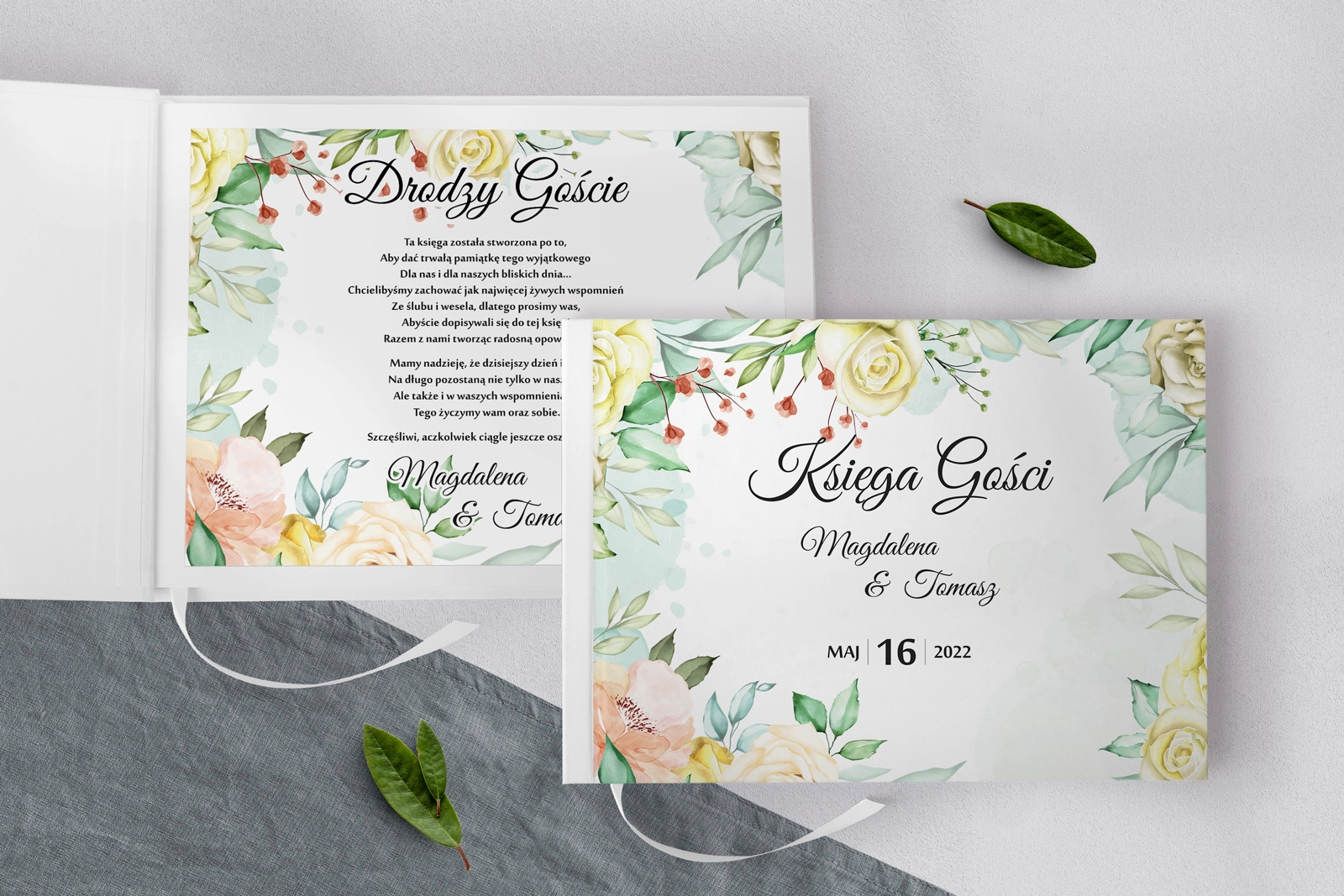 Księga Gości Weselnych Amelia - Motyw 1