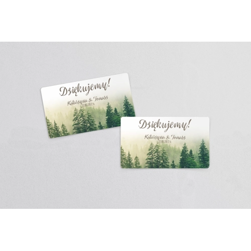 Naklejki na słoiczki weselne Forest - Arkusz 21 szt - Motyw 1