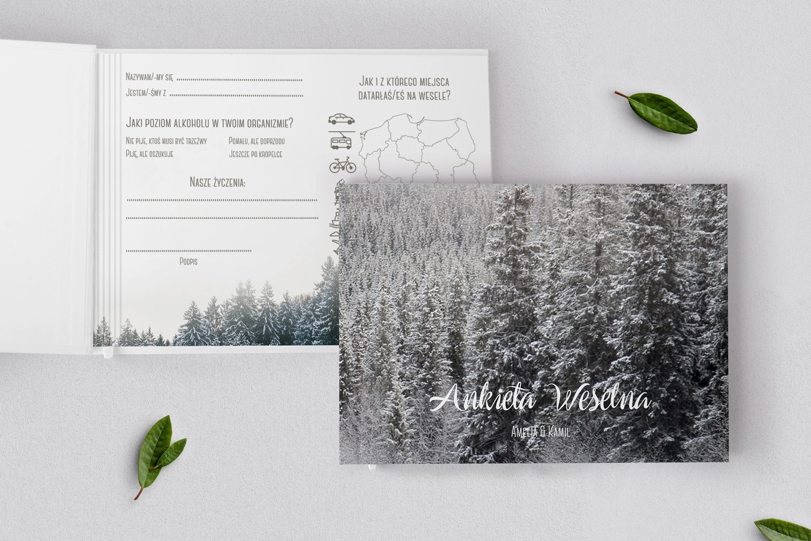 Ankieta Weselna - Forest - Motyw 4