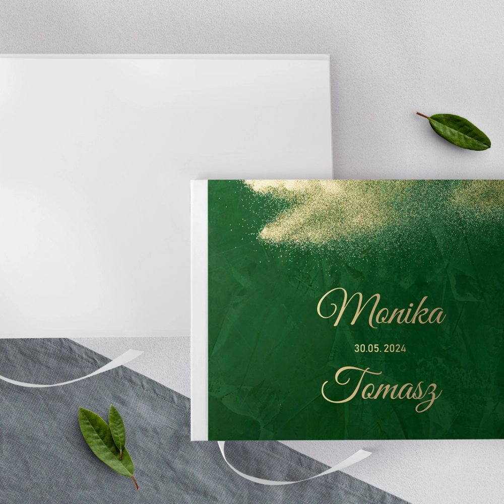 Księga Gości Weselnych Greenery Motyw 1