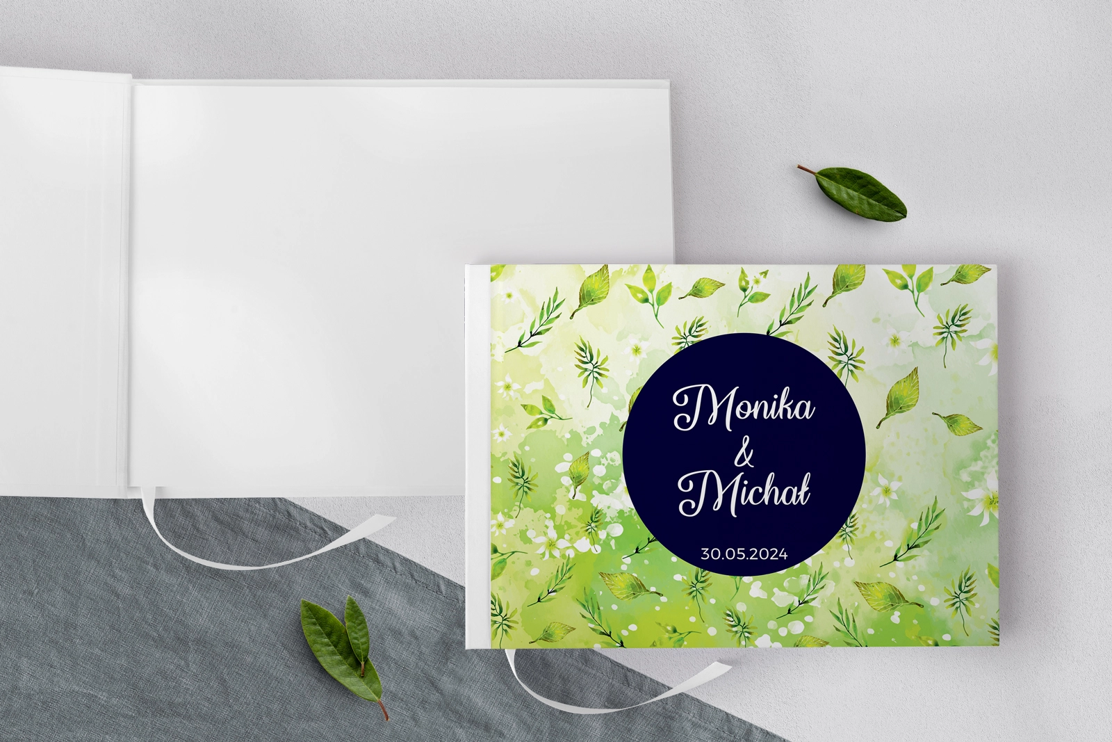 Księga Gości Weselnych Wildflowers Motyw 3