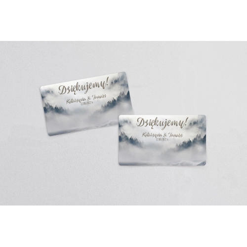 Naklejki na słoiczki weselne Forest - Arkusz 21 szt - Motyw 5