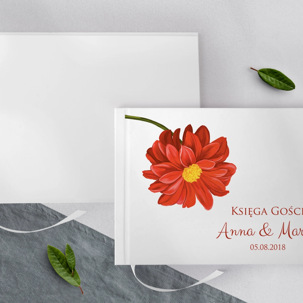 Księga Gości Weselnych Sweet Love Motyw 5